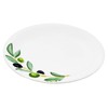 Lashuma Handmade Round Italian Ceramic Breakfast Plate Olive Design Dinner