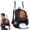Kids Baseball Bag, Softball Backpack with Shoe Compartment Boys Baseball