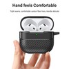 Fofvccv for AirPods 4th Generation Case 2024, Carbon Fiber Texture