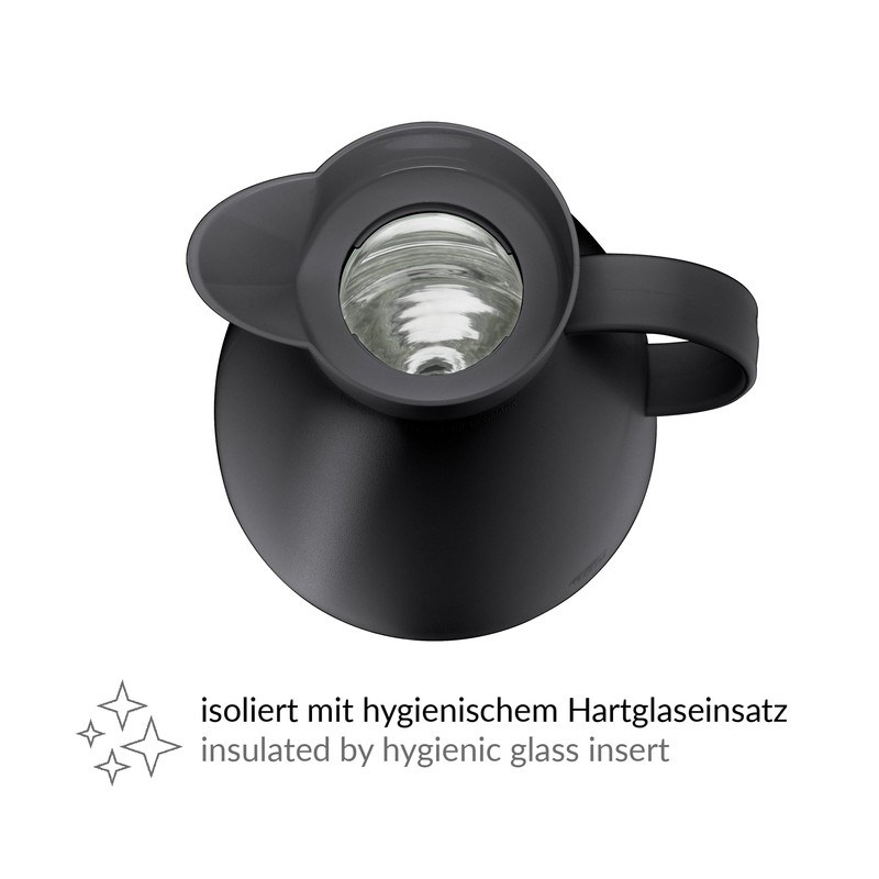 Alfi Dan Insulated Thermos Can 1.0 L Black Plastic