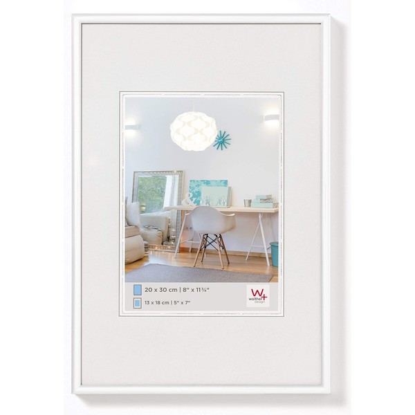 Walther Design KV040W New Lifestyle Picture Frame, 11.75 x 15.75 inch (30 x 40 cm), White