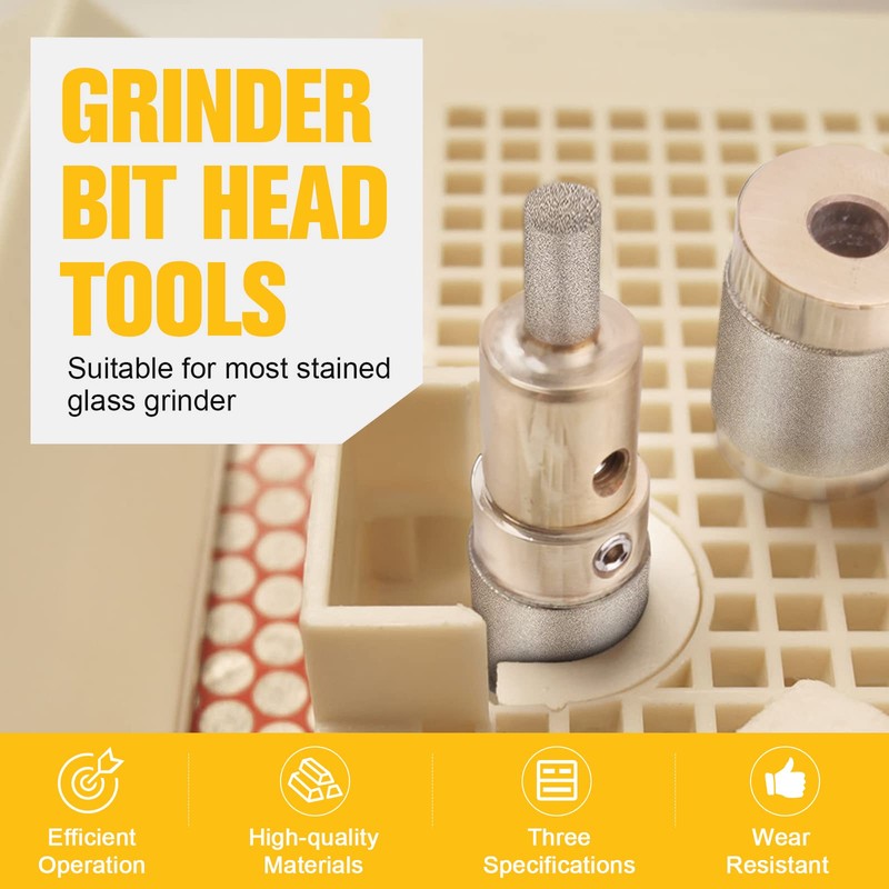 Ecarke 1 3/4 1/4 Inch Diamond Grinder Bit Head Tools