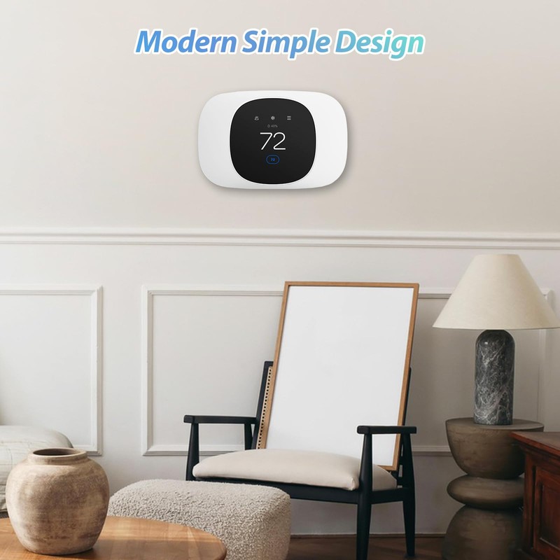 CERCGVEL Trim Plate Compatible with ecobee Smart Thermostat Essential, Wall