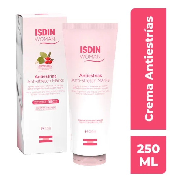 Isdin Woman Crema Antiestrías 250ml Tipo de envase Tubo