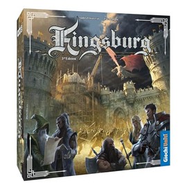Kingsburg 3rd Edition Board Game - Defend and Prosper in The Kingdom! Medieval Strategy Game for Kids & Adults, Ages 10+, 2-5 Players, 90-120 Min Playtime, Made by Giochi Uniti