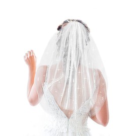 Rhinestone Bachelorette Bride To Be Embroidered Veil Bride Veil Bach Party Accessory Wedding Headband Decorations Bridal Shower Gift White Headpiece Engagement Supplies Bridesmaid Favors