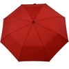 iX-brella Trekking Pocket Umbrella XXL with Shoulder Bag, dunkelrot, Pocket