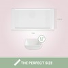 4 Plates + 2 Sauce Dishes - Rectangular Dinner Plate