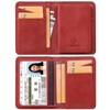 Visoul® Mini Wallet, Folding, High-quality Genuine Italian Leather, Unisex, Stylish,