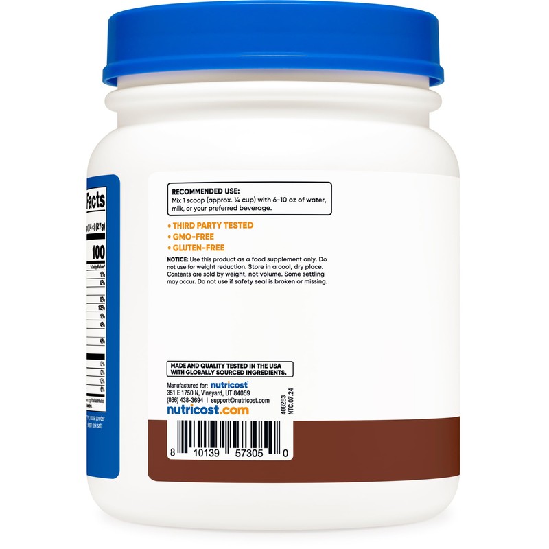 Nutricost Beef Bone Broth Protein Powder Chocolate (20 Servings) -