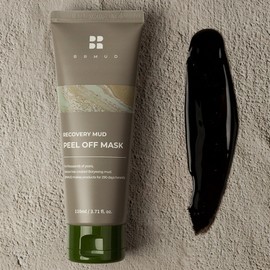 비알머드 리커버리 보령 머드 추출물 모공케어 필오프 마스크팩 110ml + 필오프 마스크팩 9ml Bialmood Recovery Boryeong Mud Extract Pore Care Peel-Off Mask Pack 110ml + Peel-Off Mask Pack 9ml