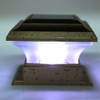 Solar Powered Garden Security Lamp Outdoor Waterproof Home Garden Post