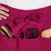 La cordeline TJCBO Burgundy Garden Apron, 2 x 64 x