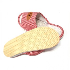 Foot Massage Indoor Office Slippers Acupressure Slippers Navy 2ea