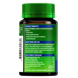 Cenovis B Complex - Support Energy Levels and Nervous System Function - Maintains Healthy Heart, 150 Tablets, Mostly Green (Pack of 1)