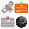 AUTOVIC Battery Hold-Down Set - Large Battery Mount Brackets for