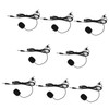 FUNOMOCYA 8pcs Clip Lavalier Microphones Portable Pvc Phone Microphones for