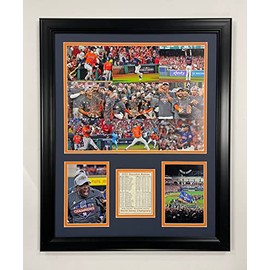 Legends Never Die, Inc. Houston Astros | 2022 Champions | 18"x22" Framed Photo Collage (Mosaic)