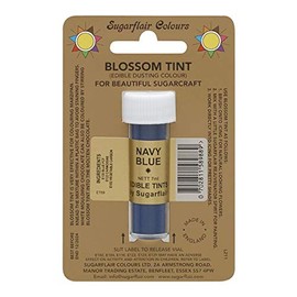 Sugarcraft Sugarflair Colour Blossom Tint Powder Dust Navy Blue 7ml