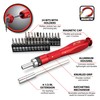 Performance Tool W495 26 Pc. Precision Driver/Pickup Tool Set, Anodized