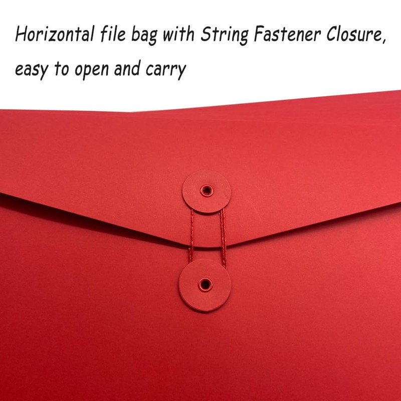 Pack of 10 A5 Kraft Paper Document Bag File Folder