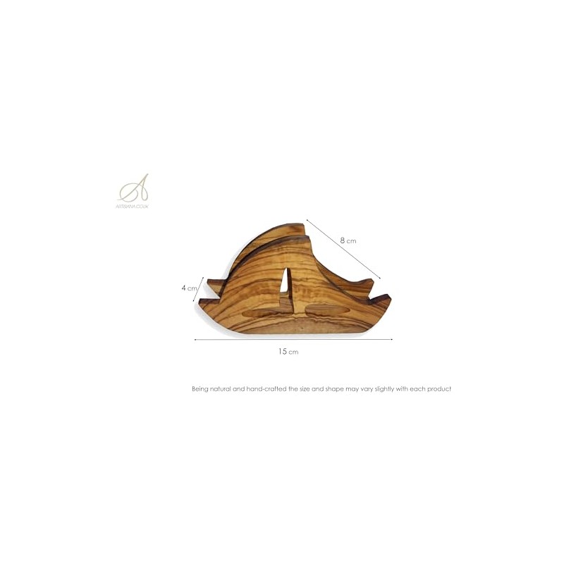 Olive Wood Napkin and Tissues Holder | Ideal for Decorating