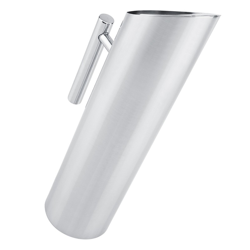 Stainless Steel Water Jug with Ice Guard Cold Drinking Pitcher