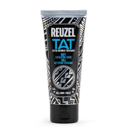Reuzel Buff Exfoliating Wash - Scrub for Tattoos - Rapidly Exfoliates Dead Skin - Soothes and Conditions - Gives Color More Vibrancy - Vegan Formula - Sulfate and Paraben Free - 100 ml