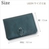 LIME L8204 Business Card Holder, Genuine Leather, Women's, Men's, Card