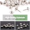 Keadic 300Pcs 7/16" (11mm) Antique Upholstery Tacks Furniture Nails Pins
