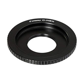 Fotasy C Mount to Sony E-Mount Lens Adapter, 16mm Cine Moive Lens Adapter to E Mount, C to E mount, fits Sony NEX-5T NEX-6 NEX-7 a3000 a3500 a5000 a5100 a6000 a6100 a6300 a6400 a6400 a6500 a6600