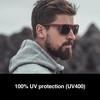 100% Renshaw Square Glacier Style Sunglasses - Durable, Lightweight Active