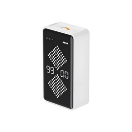 Qumox F8 Hourglass Gravity Timer – Digital Flip Countdown & Count-Up Timer with LED Display, Magnetic Absorption, Silent Operation, Rechargeable, for Study, Cooking, and Work (1–99 Minutes)