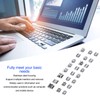 240 Pcs Micro USB Connector Set Stainless Steel Single Row