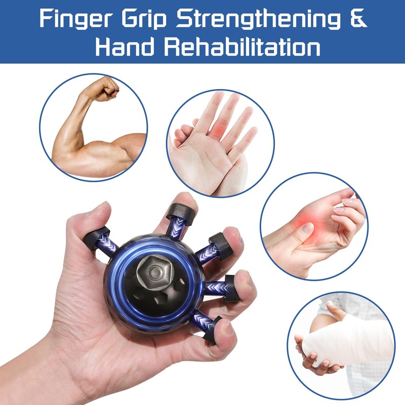 Spetsbst Hand Trainer, Finger Trainer, Grip Strength Trainer, Hand Gripper