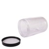 zmybcpack 6 Pack 40 oz Plastic Jars With Lids, Extra