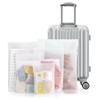 BieFuDan 30PCS Frosted Travel Storage Bags for Clothes,Zip-lock Seal Storage