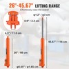 VEVOR Hydraulic Long Ram Jack, 8 Ton Engine Hoist Cylinder