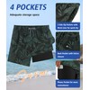 APTRO Men's Swimming Shorts Swimming Trunks with Inner Shorts Quick-Drying