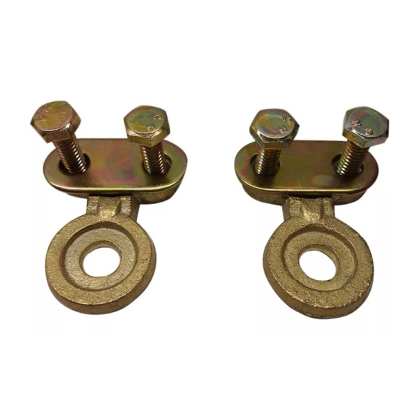 Ter-Mex 2x Solid brass side post battery cable terminal Wire
