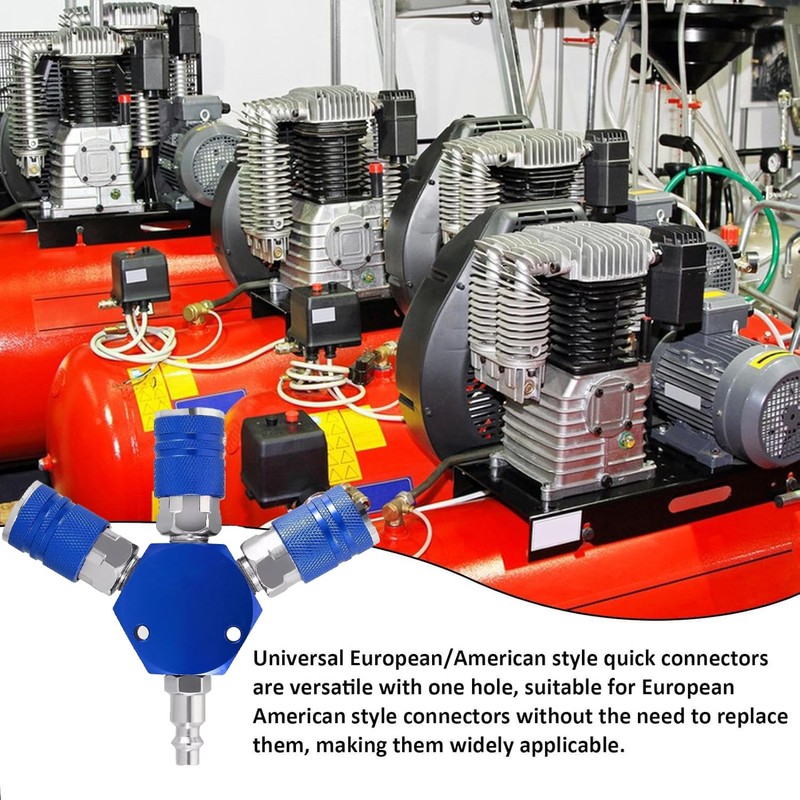 BEANPRECOY 3 Way Air Hose Splitter, Quick Connect Air Hose