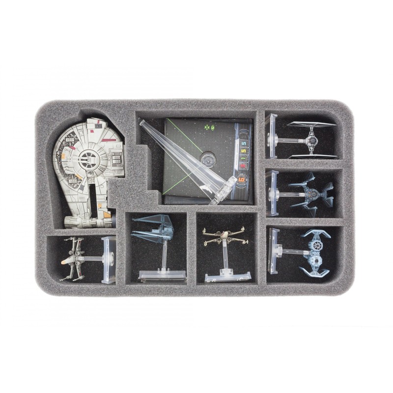 Feldherr MINI PLUS Case for X-Wing Rebel Transport, Millennium Falcon,