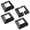 UFURMATE Post Base Cover, 4 Pieces 60x60mm Plastic Post Base
