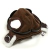 Charmed Aviator Pilot Hat with Goggles for Dogs in Sizes