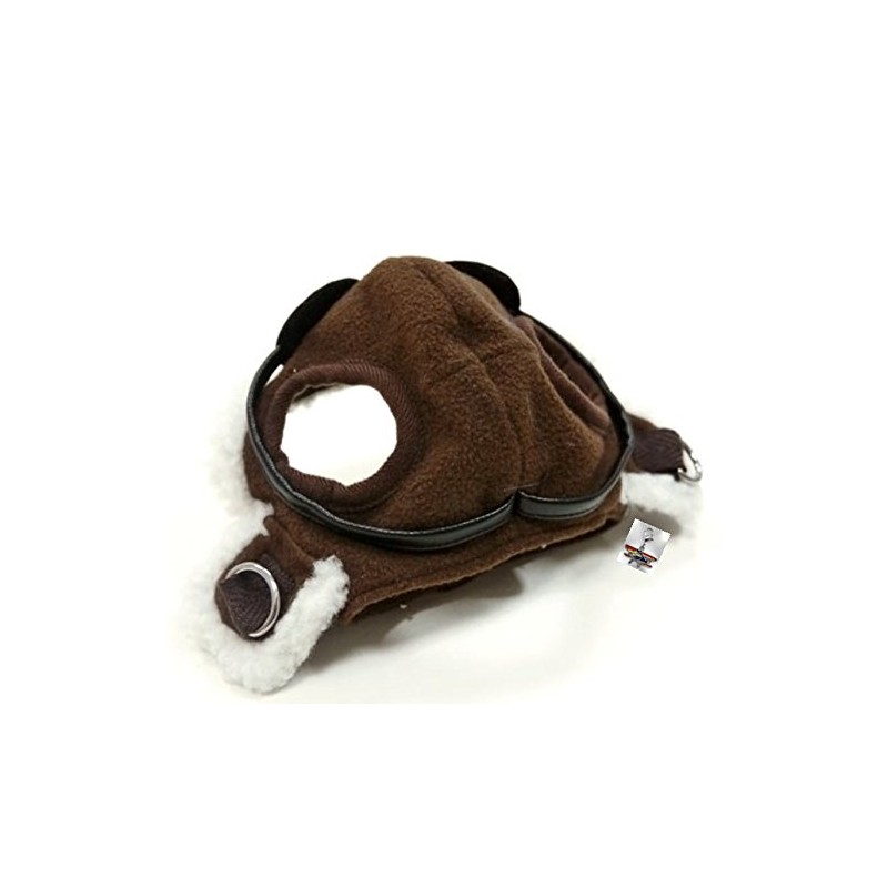 Charmed Aviator Pilot Hat with Goggles for Dogs in Sizes