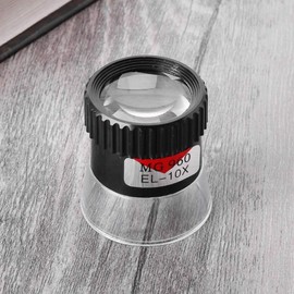 1Pc10X Black Monocular Magnifying Glass Loupe Lens Map Eye Magnifier Jewelry Repair Tool，Small Size and Easy to Carry,Magnifiers,Health and Household,Visual Impairment Aids