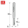 Trend Professional Straight Two Flute Router Cutter Bit, 1/4 Inch