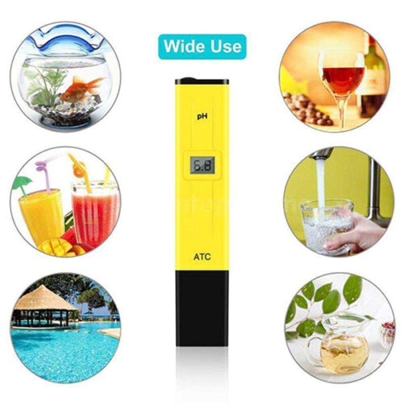 Nynelly Digital PH Meter, PH Tester, Digital Electric PH Meter,