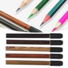 Rosewood Pencil Extender Holder Detachable Rotating Lengthener Stationery Supplies5Pcs
