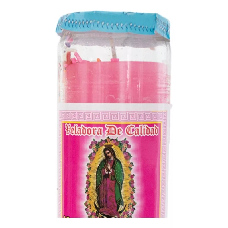 CEB 4 Veladoras Esotéricas Virgen De Guadalupe